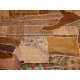 Couvre-lit en patchwork brodé fait main Sahel